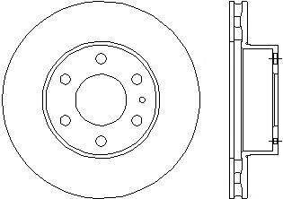 Тормозной диск HELLA 8DD 355 117-471