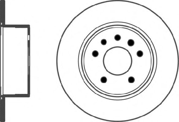 Тормозной диск HELLA 8DD 355 104-701 PRO