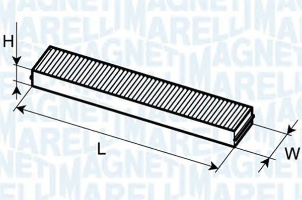 Фильтр салона MAGNETI MARELLI 350203061870