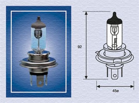 Лампа накаливания MAGNETI MARELLI 002156100000 (фара дальнего света, основная фара)