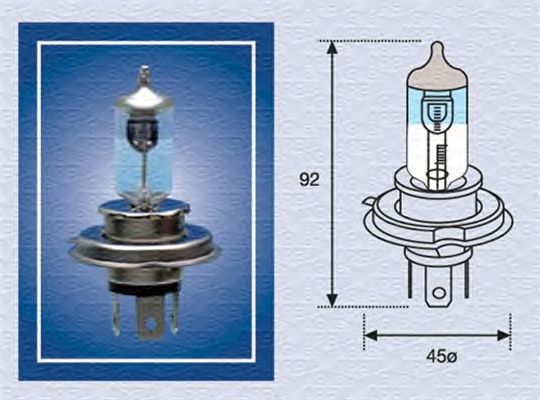 Лампа накаливания MAGNETI MARELLI 002585100000 (фара дальнего света, основная фара)