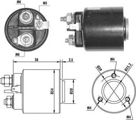 Втягивающее реле MAGNETI MARELLI 940113050061