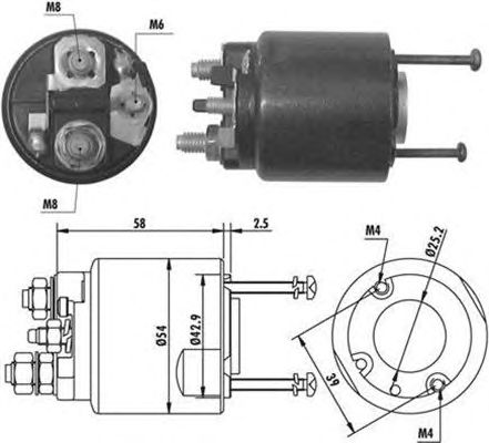 Втягує реле MAGNETI MARELLI 940113050064