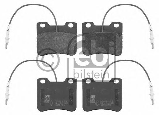 Тормозные колодки FEBI BILSTEIN 16243