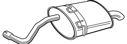 Глушитель WALKER 22346