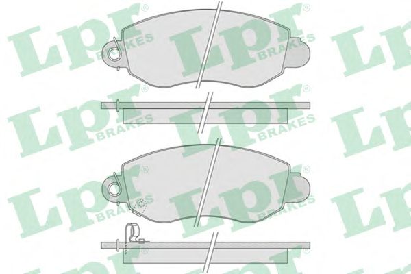 Тормозные колодки LPR 05P775