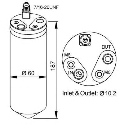 Осушитель кондиционера NRF 33152