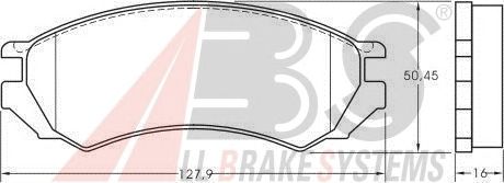 Тормозные колодки A.B.S. 36739