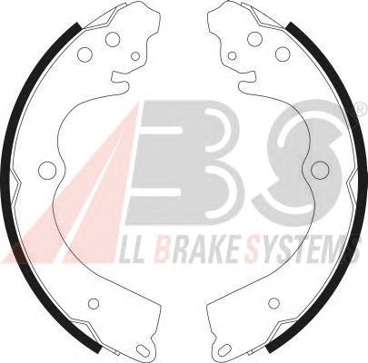 Тормозные колодки A.B.S. 9070