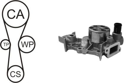 Помпа + комплект ГРМ AIRTEX WPK-181801