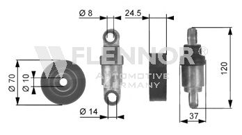 Гидравлический натяжитель ремня FLENNOR FD27994