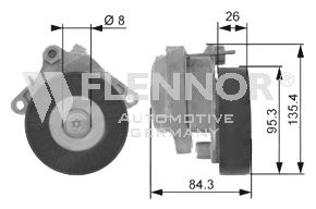 Натяжной ролик поликлинового ремня FLENNOR FS27915