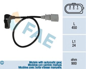 Датчик импульсов FAE 79055 (датчик частоты вращения)