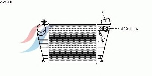 Интеркулер AVA QUALITY COOLING VW4200