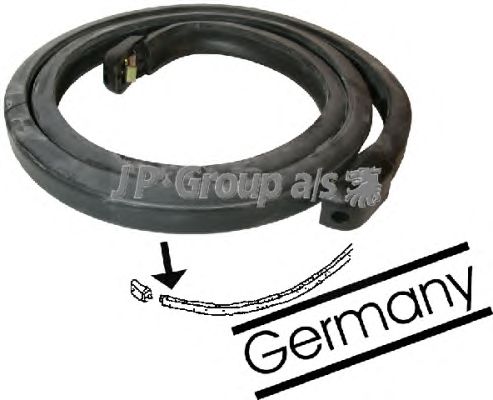 Накладка бампера JP GROUP 8184400106