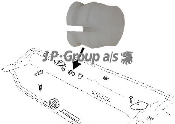 Втулка вилки переключения передач JP GROUP 8131500206