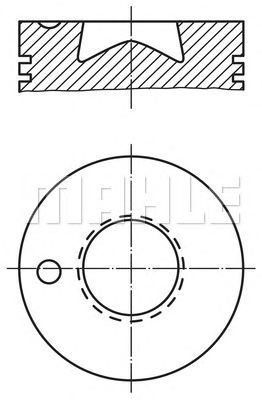 Поршень MAHLE ORIGINAL 003 62 00