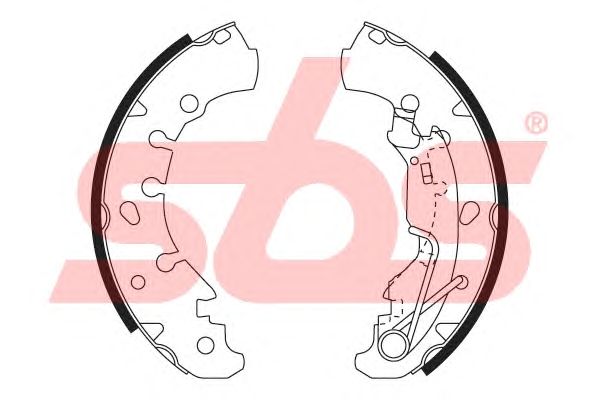 Тормозные колодки sbs 18492723730