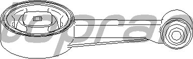 Подушки КПП TOPRAN 113 331