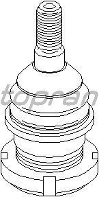 Шаровая опора TOPRAN 407 811