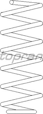 Пружина подвески TOPRAN 109 262