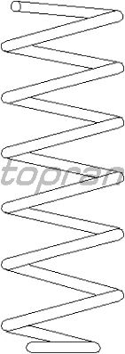 Пружина підвіски TOPRAN 102 784