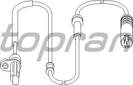 Датчик вращения колеса TOPRAN 501 234