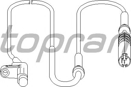 Датчик вращения колеса TOPRAN 501 233