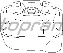 Подушка двигателя TOPRAN 400 042