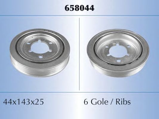 Шкив коленвала MALO 658044