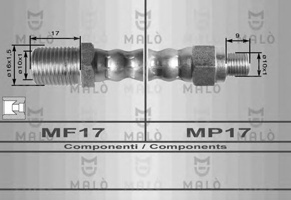 Гальмівний шланг MALÒ 8451