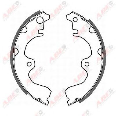 Тормозные колодки ABE C02047ABE