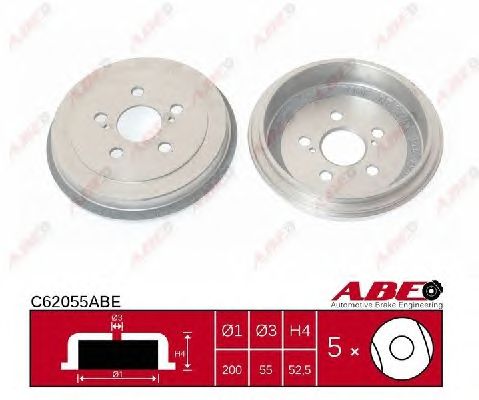 Гальмівний барабан ABE C62055ABE