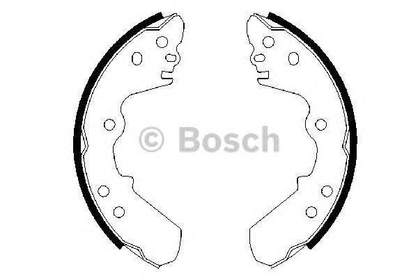 Гальмівні колодки BOSCH 0 986 487 526