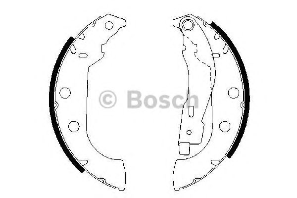 Тормозные колодки BOSCH 0 986 487 567