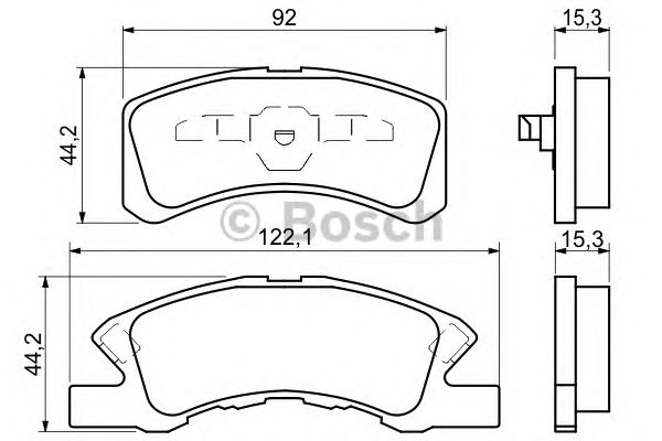 Тормозные колодки BOSCH 0 986 494 134