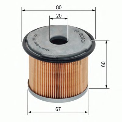 Паливний фільтр BOSCH 1 457 429 281