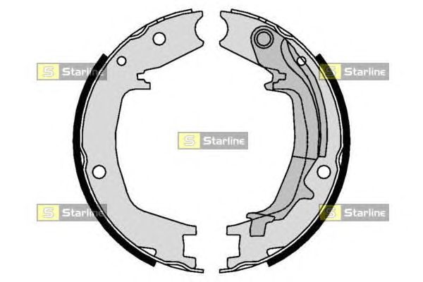 Тормозные колодки ручника STARLINE BC 01062