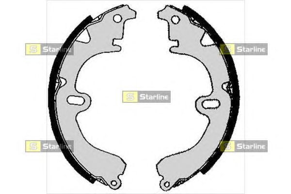 Гальмівні колодки STARLINE BC 05860