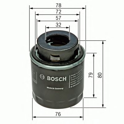 Масляный фильтр BOSCH F 026 407 079