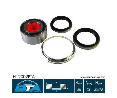 Підшипник маточини BTA H12002BTA