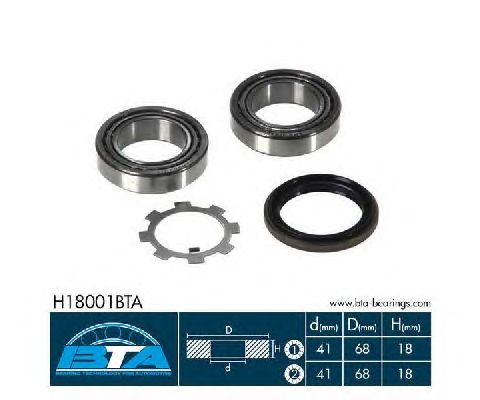 Ступичный подшипник BTA H18001BTA
