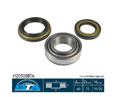 Ступичный подшипник BTA H20508BTA