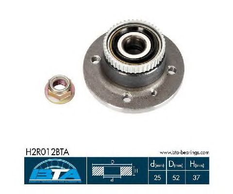 Ступичный подшипник BTA H2R012BTA