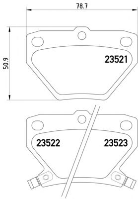 Тормозные колодки TEXTAR 2352101