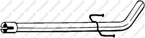 Труба выхлопного газа BOSAL 800-139
