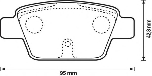 Тормозные колодки JURID 573105JC