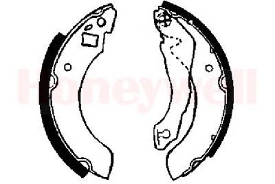 Тормозные колодки BENDIX 361212B