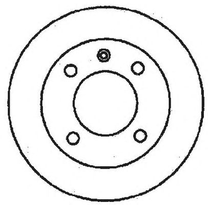 Тормозной диск BENDIX 561496B