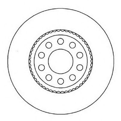 Тормозной диск BENDIX 562002B